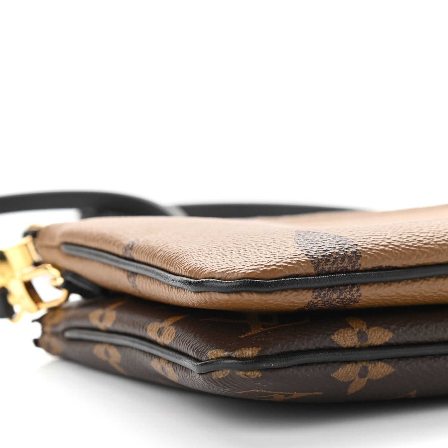 Reverse Monogram Giant Double Zip Pochette