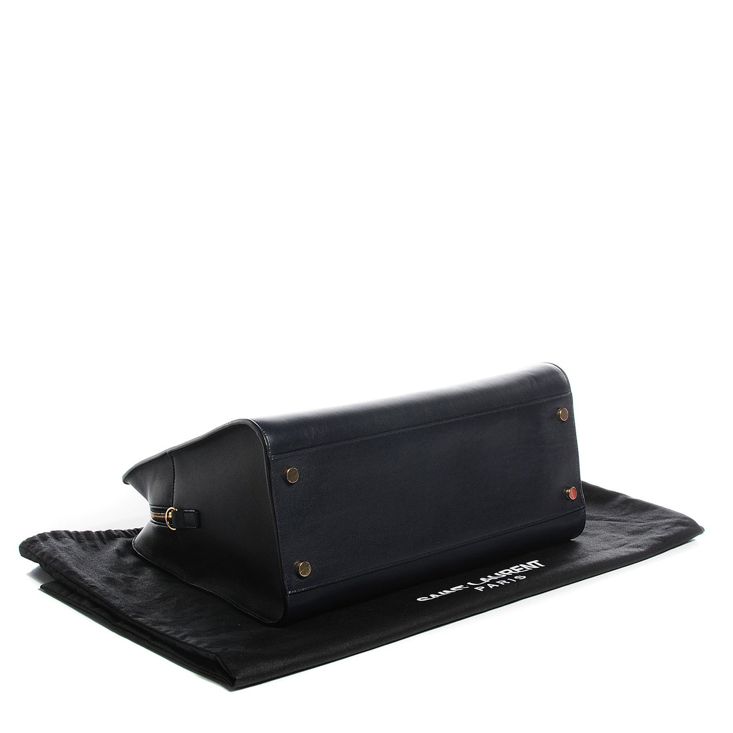 Smooth Calfskin Medium Monogram Cabas Black