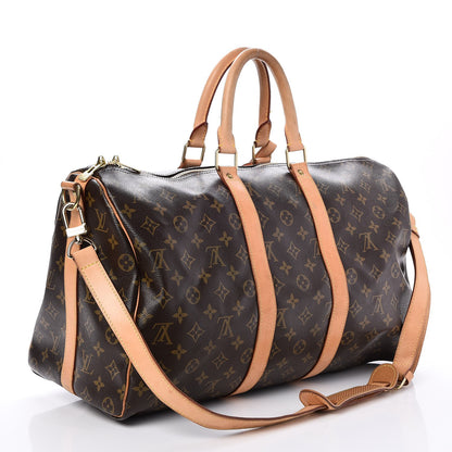 Louis Vuitton Monogram Keepall Bandouliere 45 11 of 17