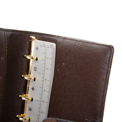 Louis Vuitton Damier Ebene Small Ring Agenda Cover 7 of 8