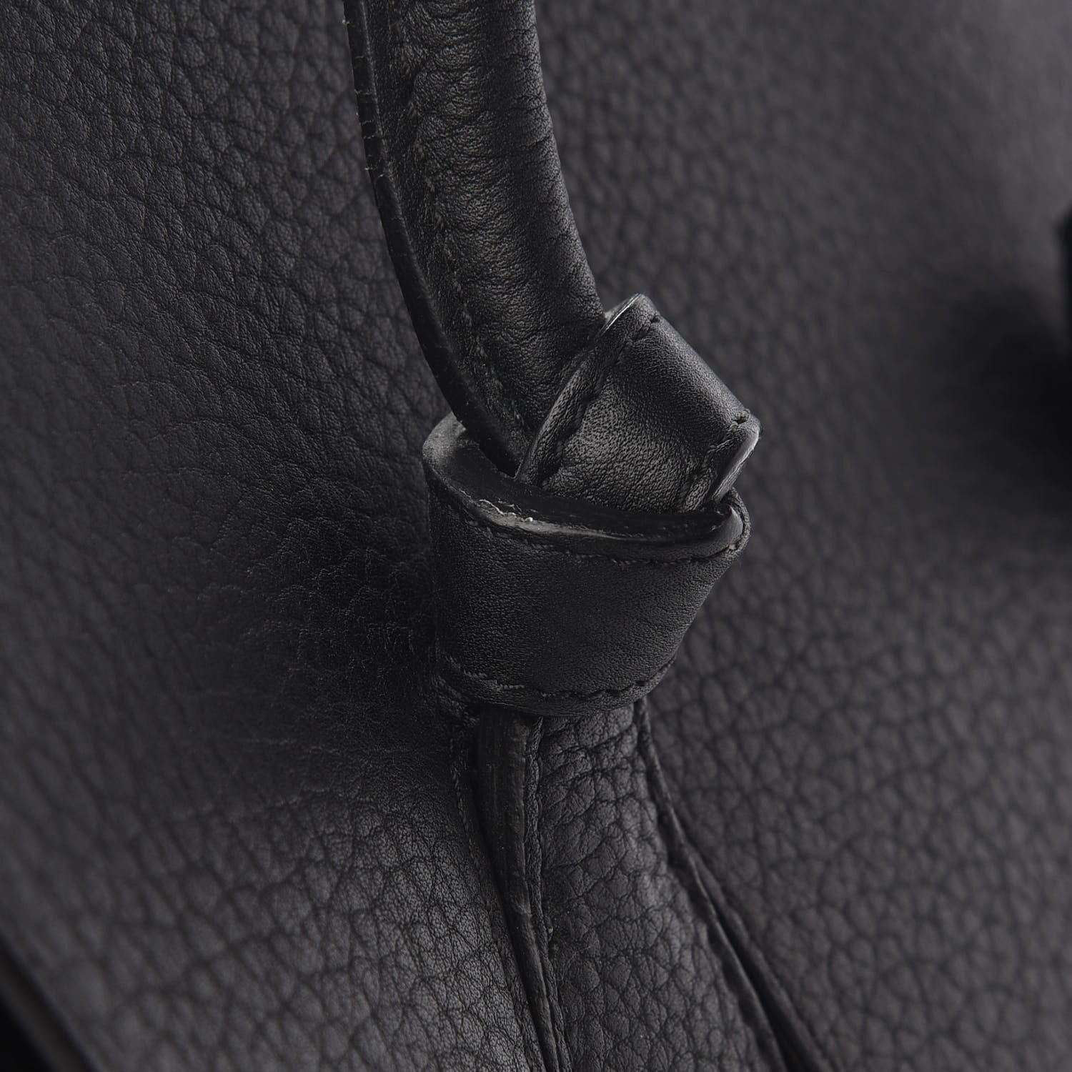 Celine Crisped Calfskin Mini Tie Knot Tote Black 9 of 12