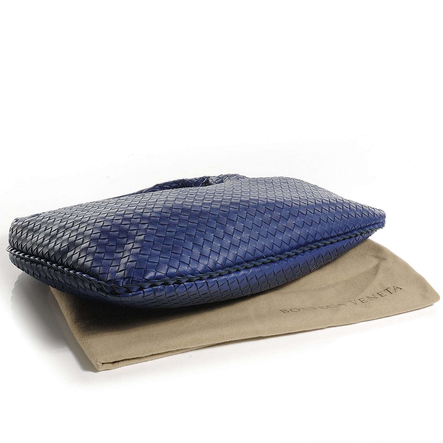 Bottega Veneta Nappa Intrecciato Large Veneta Hobo Cobalt Blue 4 of 8