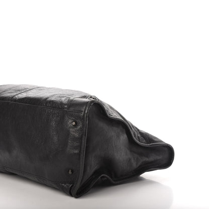 Balenciaga Agneau Classic Hardware Weekender Black 10 of 12