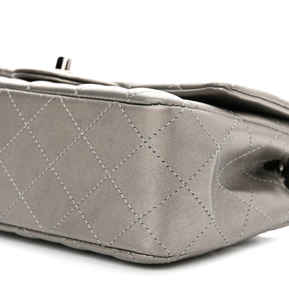 Chanel Metallic Lambskin Quilted Mini Rectangular Flap Ruthenium 9 of 9