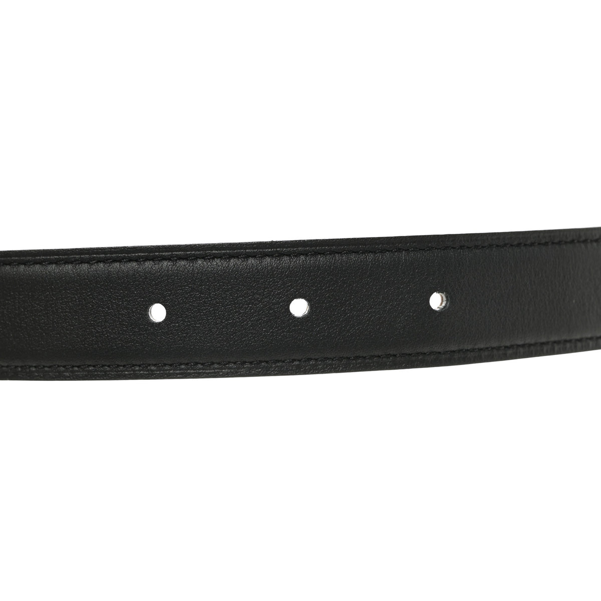 Swift Epsom 24mm Mini H Belt 75 30 Black Etoupe