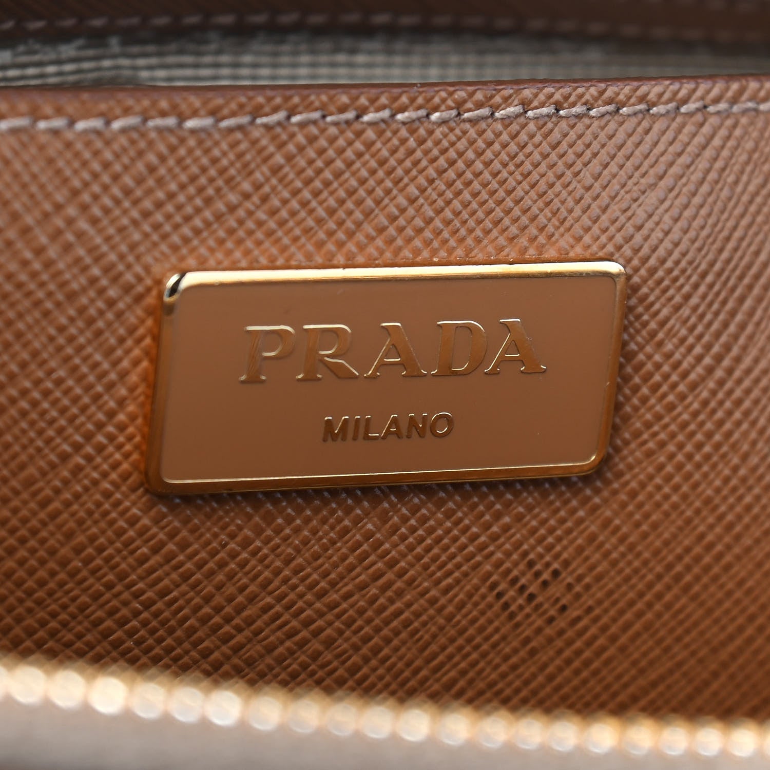 Prada Saffiano Medium Galleria Double Zip Tote Caramel 5 of 8