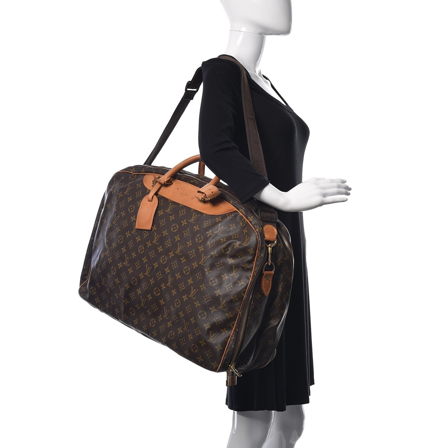 Louis Vuitton Monogram Alize 2 Compartment Luggage 2 of 17