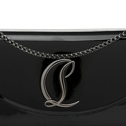Christian Louboutin Patent Calfskin Loubi54 Crossbody Clutch Black 7 of 9
