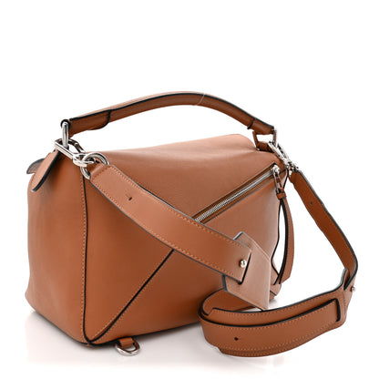 Loewe Calfskin Medium Puzzle Bag Tan 5 of 21