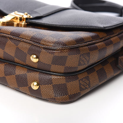 Louis Vuitton Damier Ebene Clapton Black 8 of 10