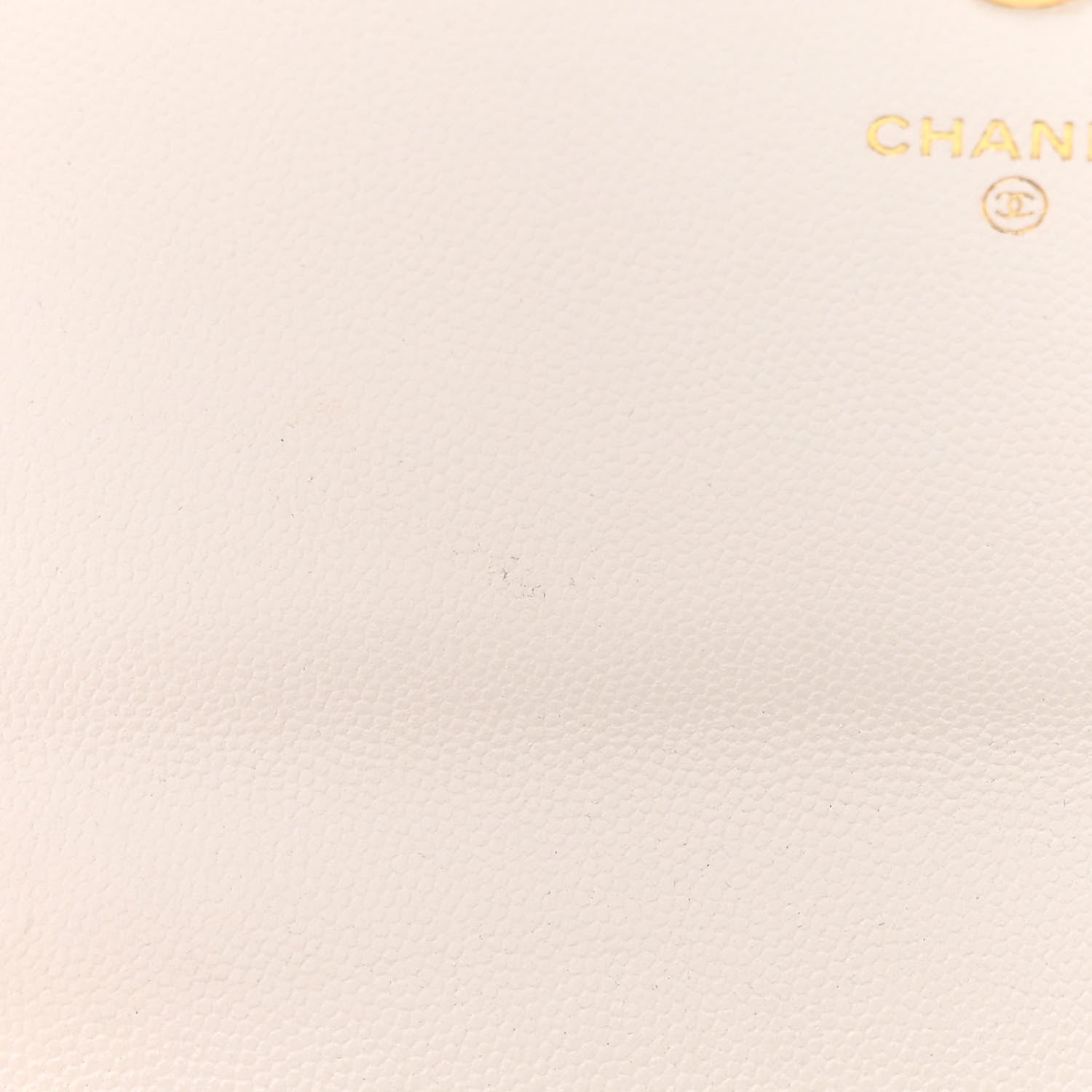 Chanel Caviar Quilted Pocket Twins Clutch With Chain White 13 of 14