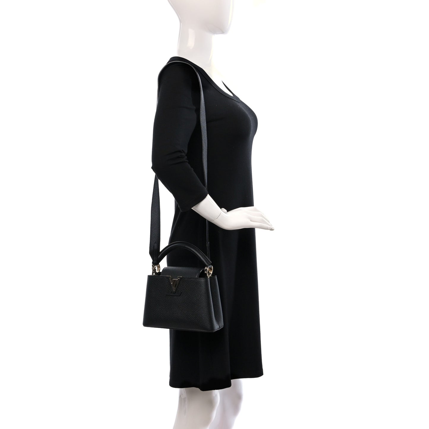 Taurillon Mini Capucines Black