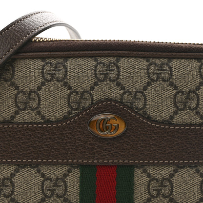 Gucci GG Supreme Monogram Web Mini Ophidia GG Bag Brown 10 of 12