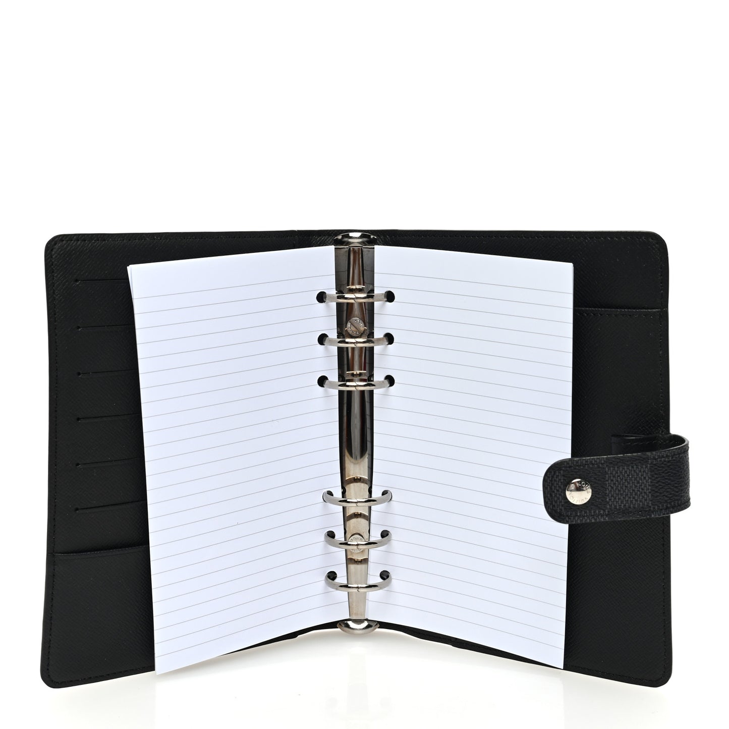 Damier Graphite Medium Ring Agenda Cover