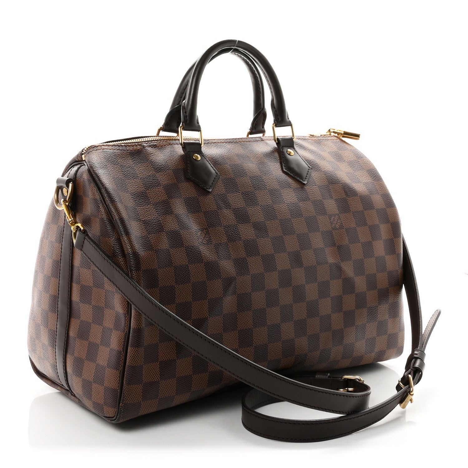 Louis Vuitton Damier Ebene Speedy Bandouliere 35 2 of 8