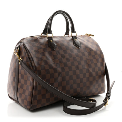 Louis Vuitton Damier Ebene Speedy Bandouliere 35 2 of 8