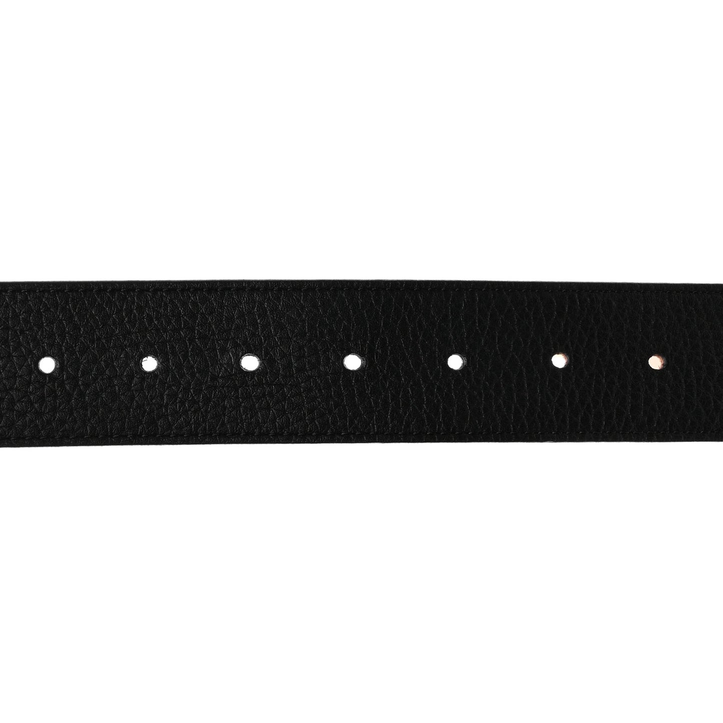 Taurillon Calfskin 30mm LV Initiales Reversible Belt Black