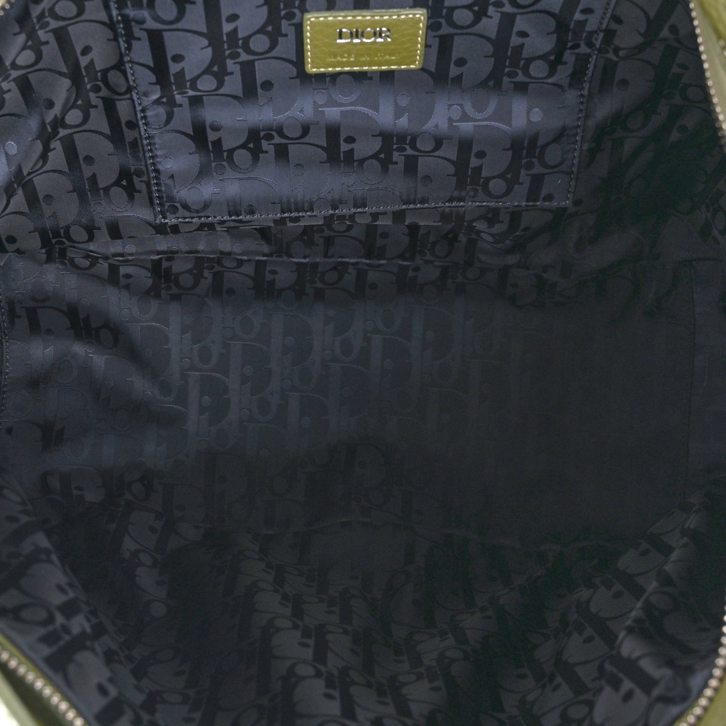 Grained Calfskin Mini Soft Saddle Bag Olive