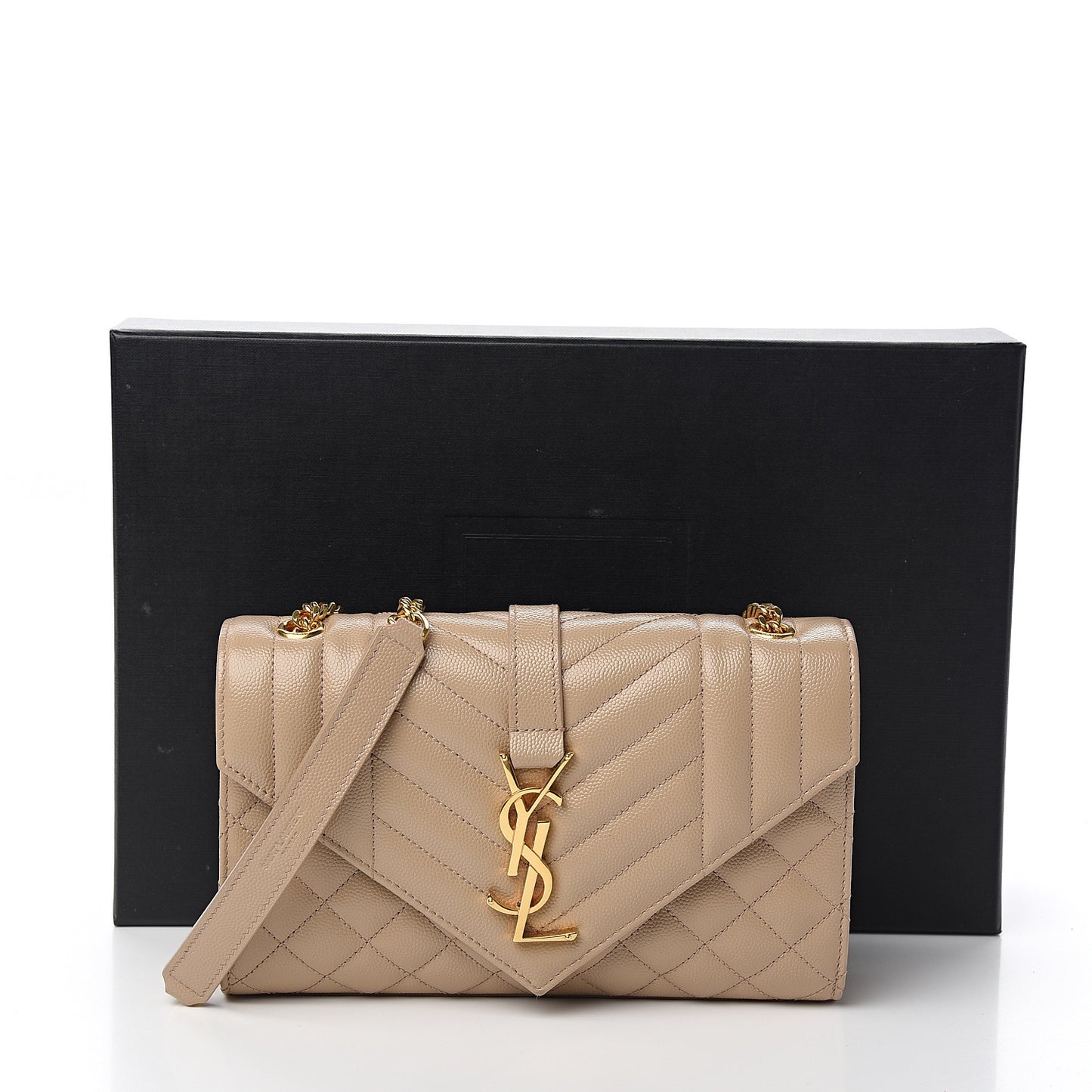 Grain De Poudre Textured Mixed Matelasse Triquilt Small Monogram Satchel Dark Beige