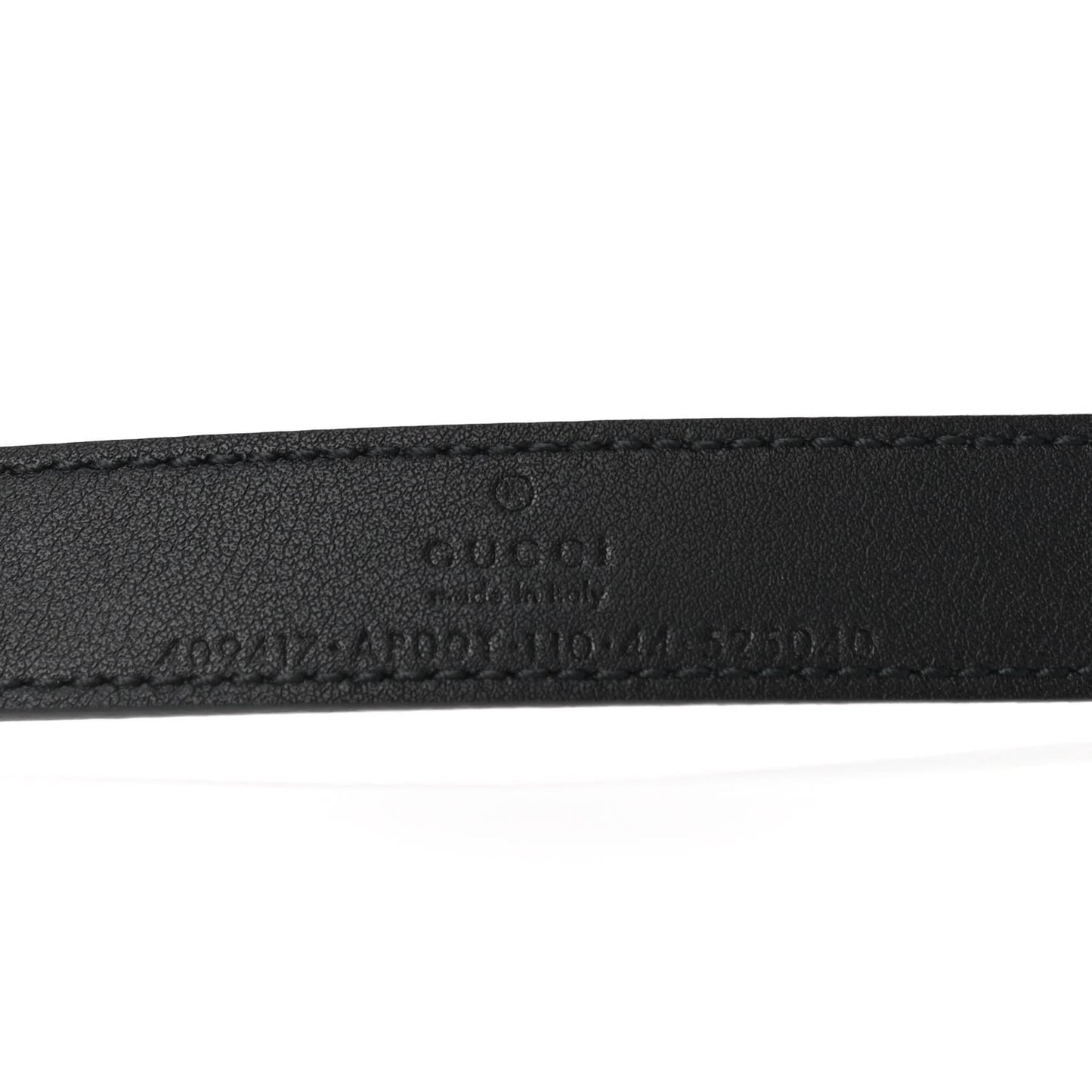 Calfskin Double G 20mm Belt 110 44 Black