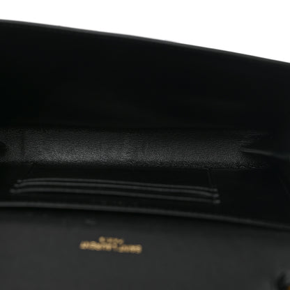 Saint Laurent Patent Monogram Cassandra Chain Wallet Black 5 of 10