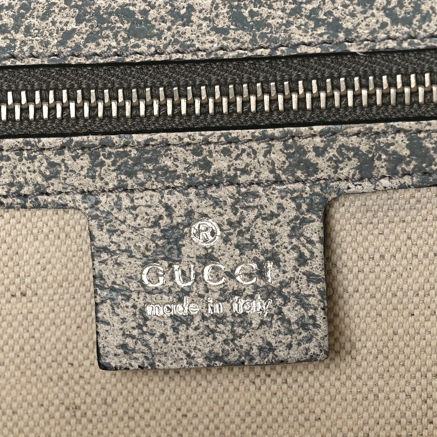 Gucci Calfskin Large New Bamboo Top Handle Bag Light Grey 6 of 10