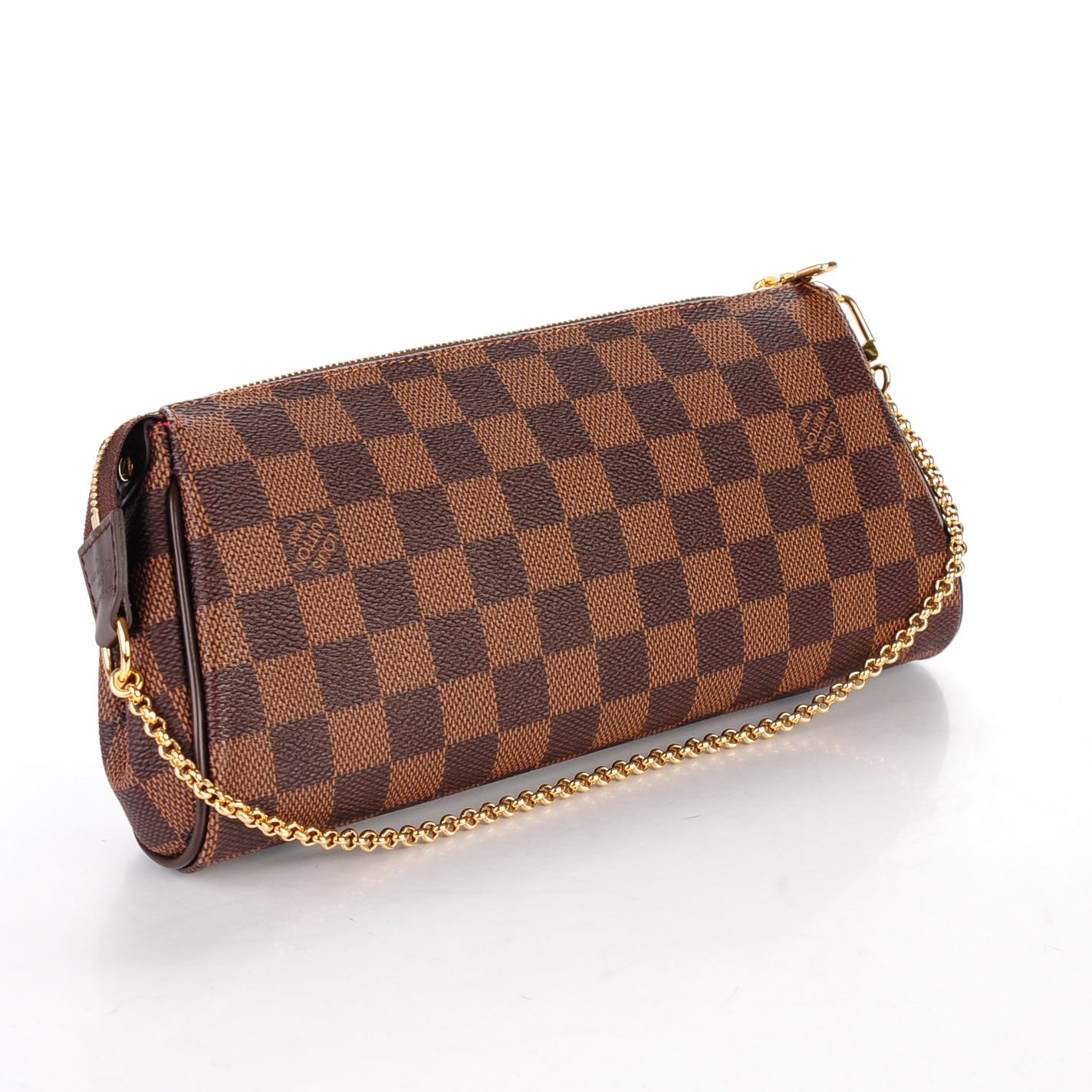 Louis Vuitton Damier Ebene Eva Clutch 3 of 7