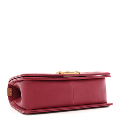 Chanel Caviar Quilted Medium Boy Flap Red 4 of 11