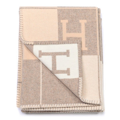 Hermes Wool Cashmere Avalon III Blanket Coco Camomille 3 of 6