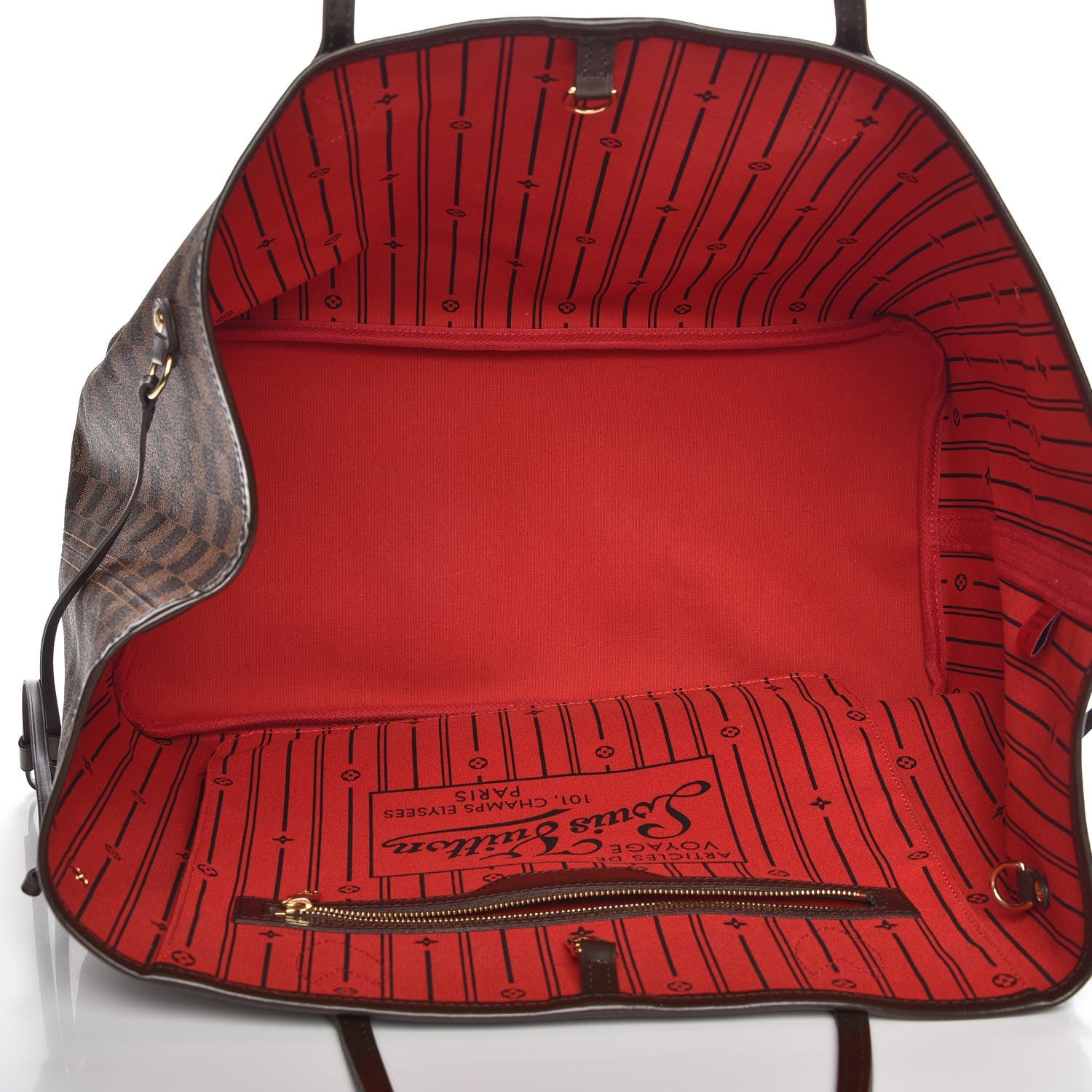 Louis Vuitton Damier Ebene Neverfull GM 5 of 8