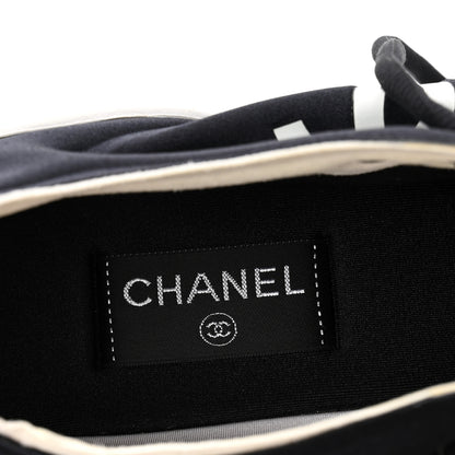 Chanel Mesh Lycra Thermoplastic Mens Sneakers 44 Black 7 of 8