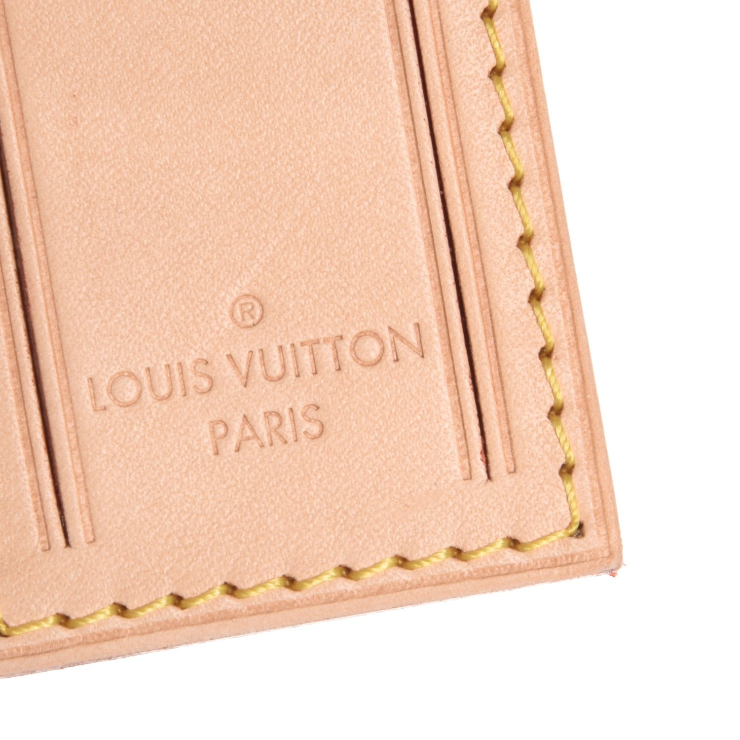 Louis Vuitton Vachetta Luggage Tag 3 of 3
