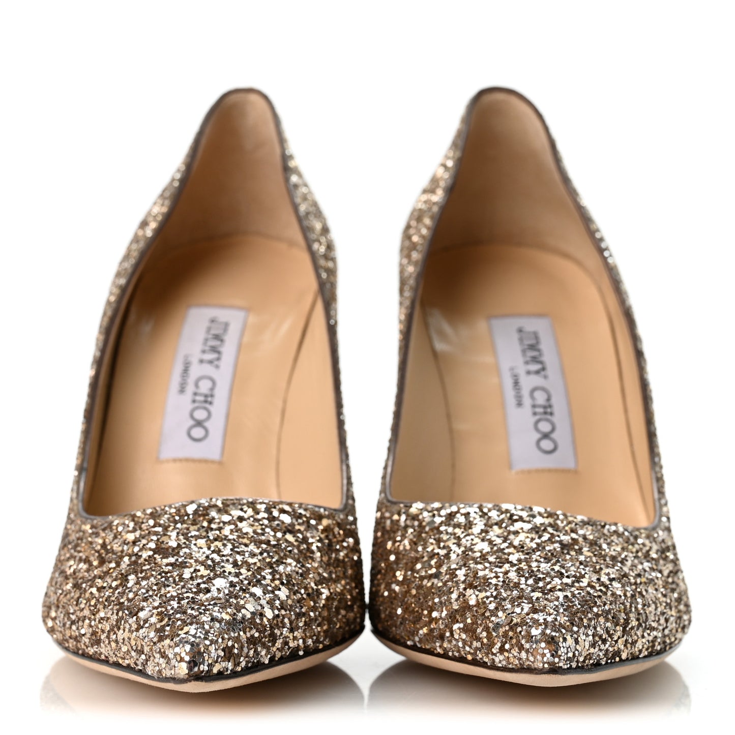 Coarse Glitter Abel Pumps 36.5 Antique Gold