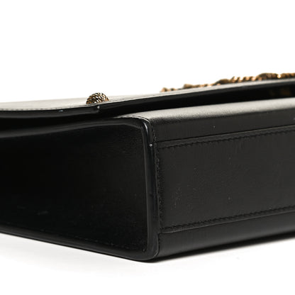 Saint Laurent Smooth Calfskin Medium Braided Monogram Kate Satchel Black 9 of 10