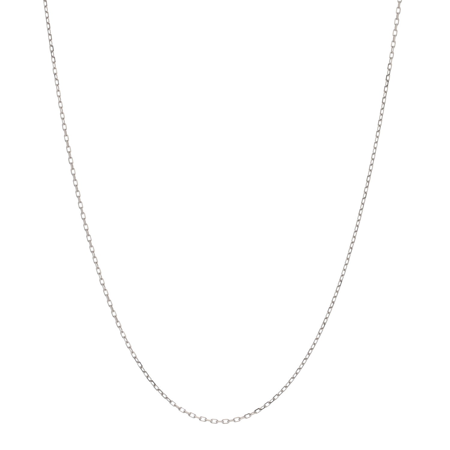 Cartier 18K White Gold Chain Necklace 1 of 4