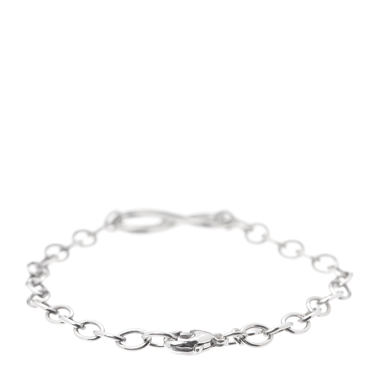 Tiffany Sterling Silver Infinity Chain Bracelet 3 of 6