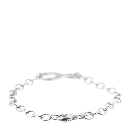 Tiffany Sterling Silver Infinity Chain Bracelet 3 of 6