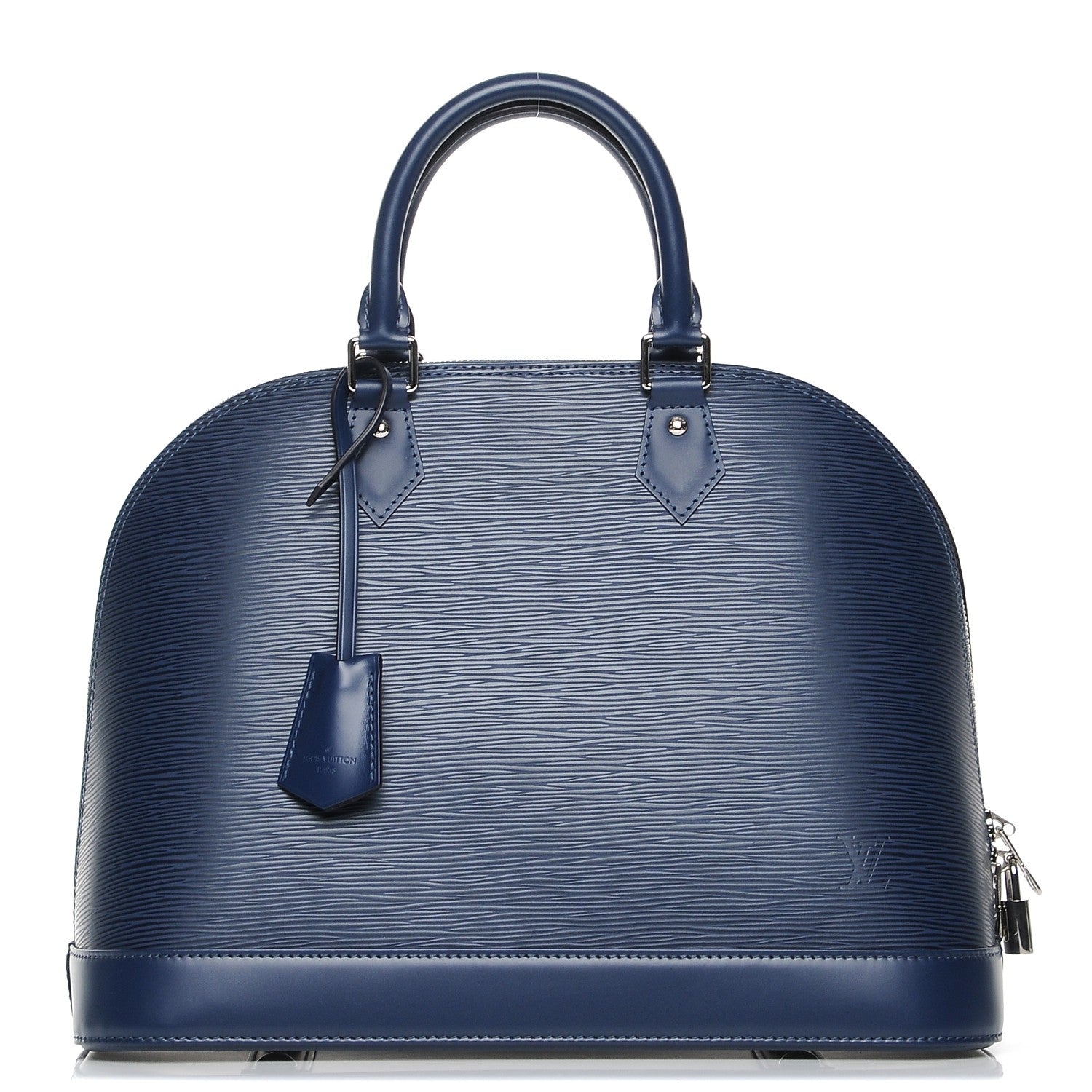 Louis Vuitton Epi Alma MM Indigo 1 of 8