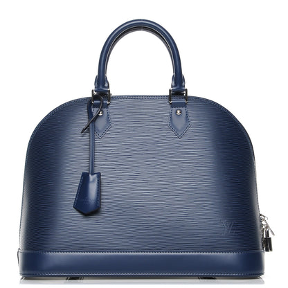 Louis Vuitton Epi Alma MM Indigo 1 of 8