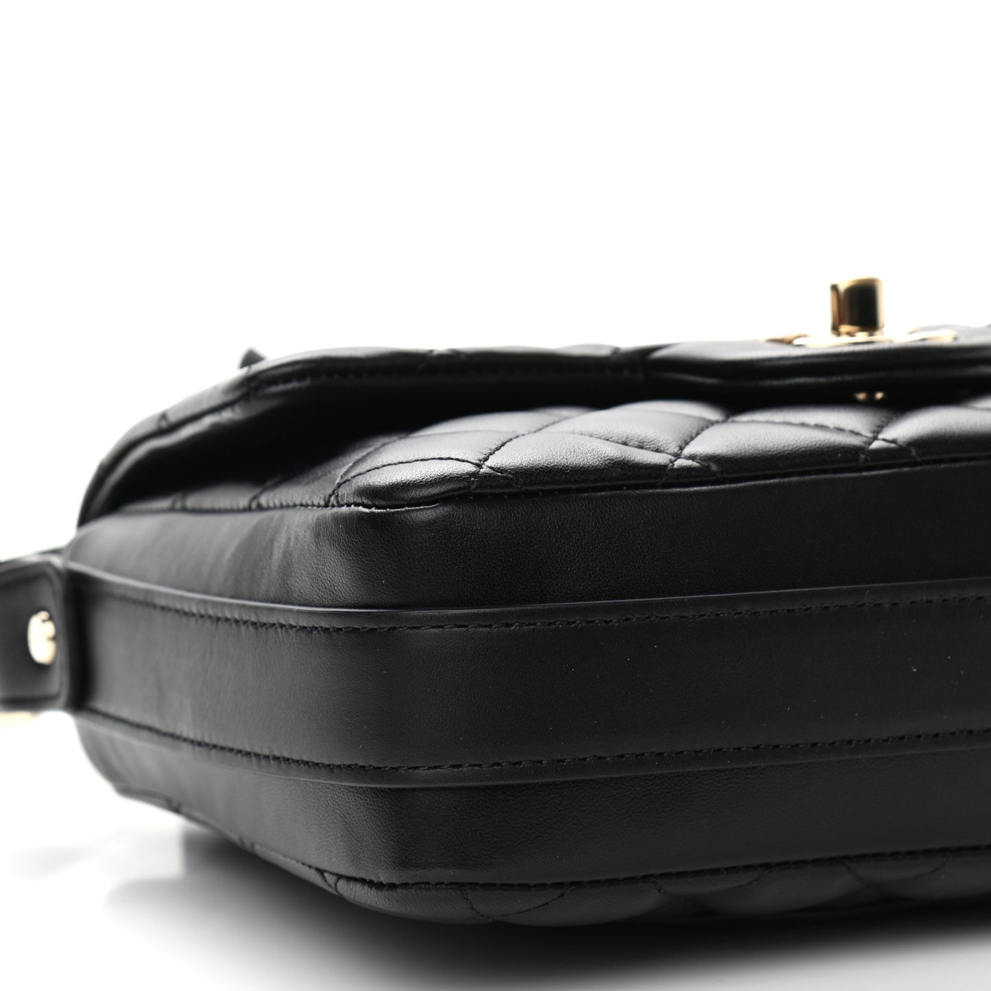 Calfskin Quilted Bolero De Chanel Flap Bag Black