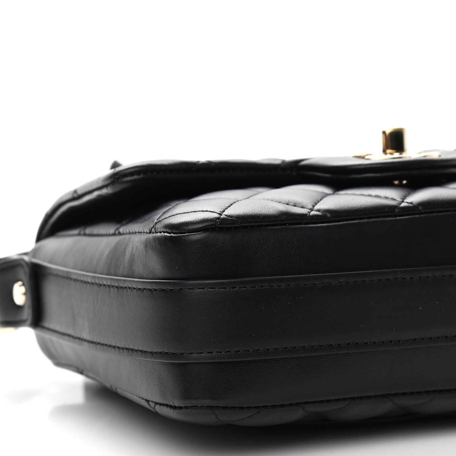 Chanel Calfskin Quilted Bolero De Chanel Flap Bag Black 8 of 9