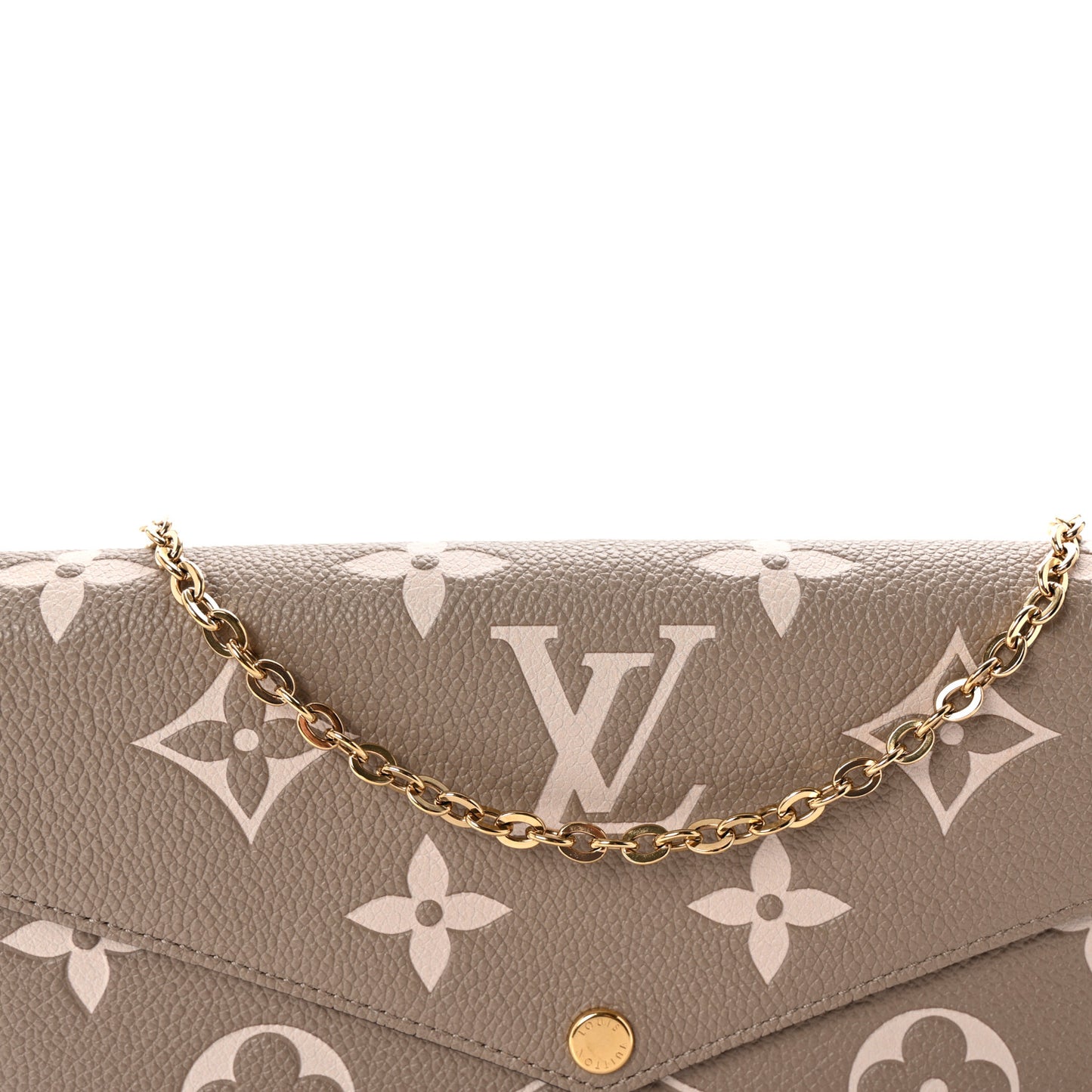 Empreinte Monogram Giant Felicie Pochette Tourterelle Creme