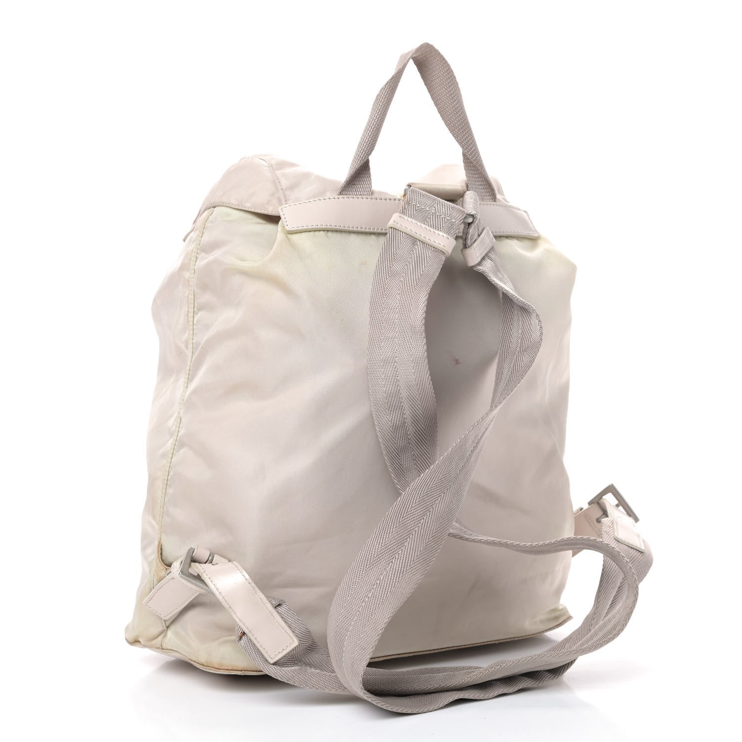 Prada Nylon Vela Medium Cinch Backpack Gabbiano 2 of 6