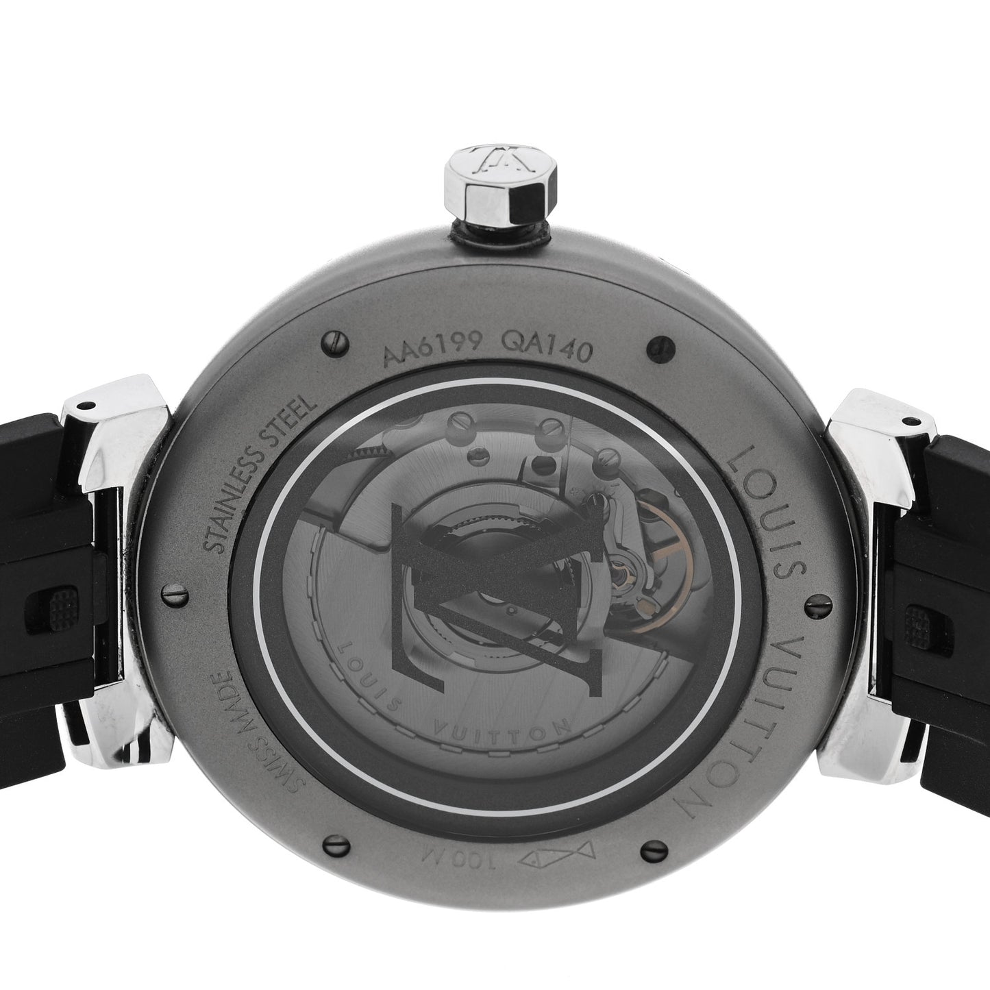 Stainless Steel Monogram Eclipse 39mm Tambour Quartz Watch