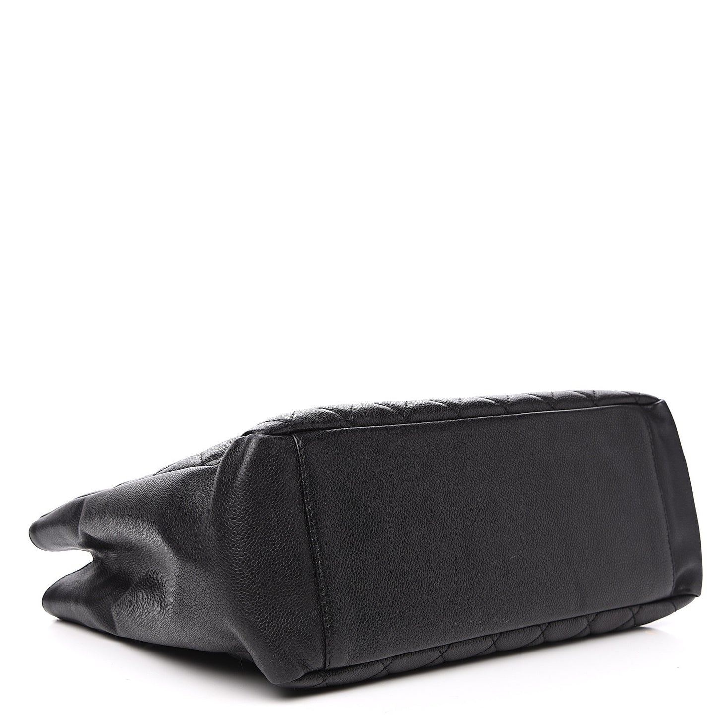 Caviar Quilted Grand Shopping Tote GST Black