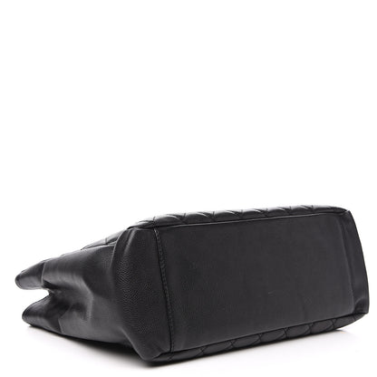 Chanel Caviar Quilted Grand Shopping Tote GST Black 3 of 18