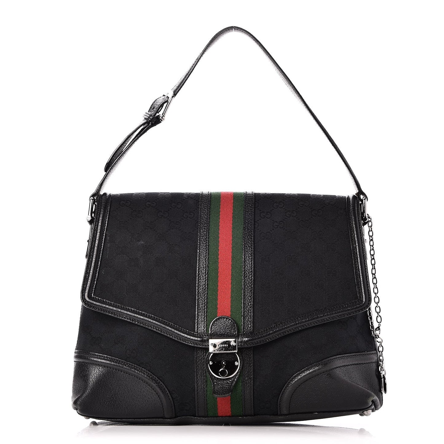 Monogram Large Treasure Flap Black