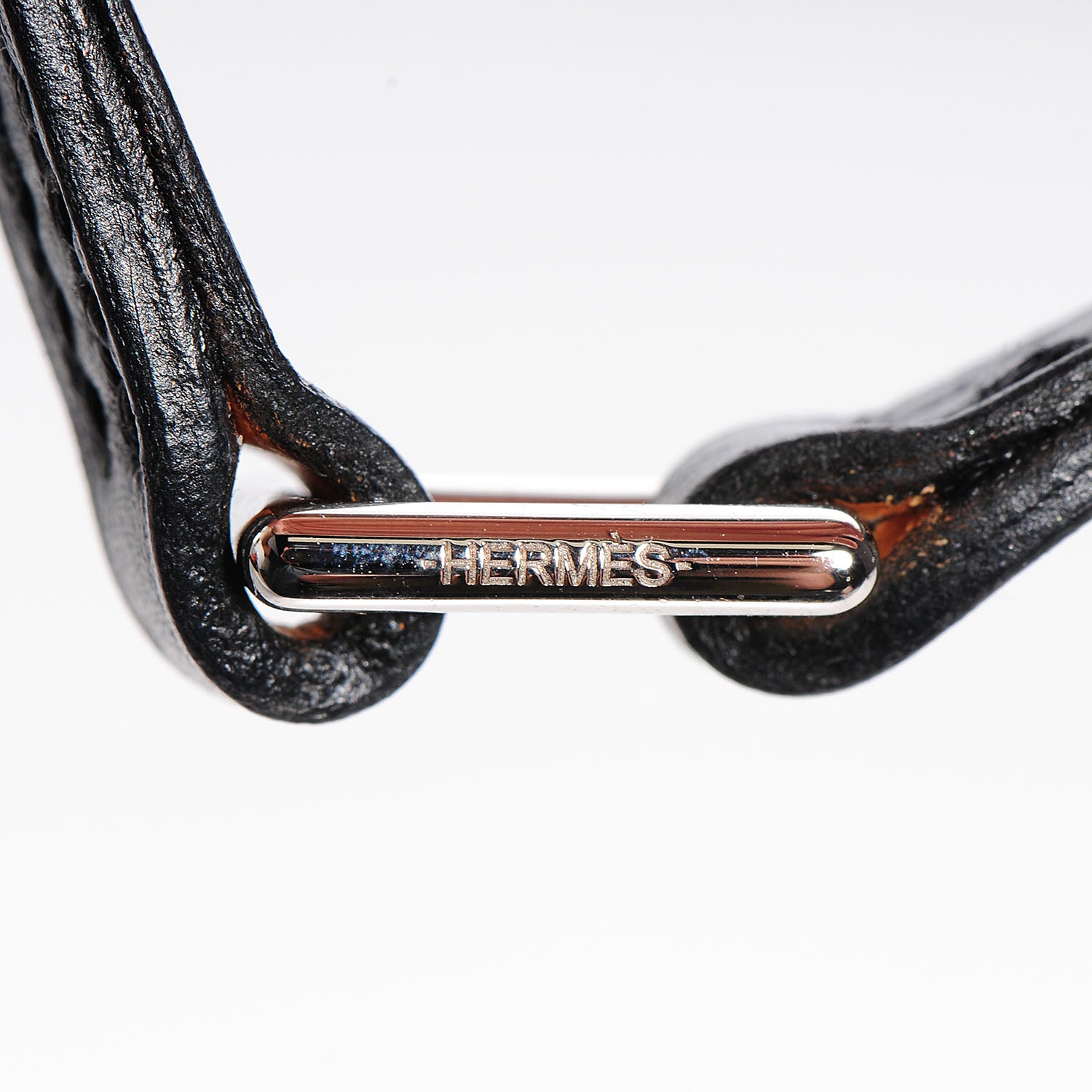 Hermes Chamonix Micro Kelly Single Tour Bracelet Medium Black 5 of 9