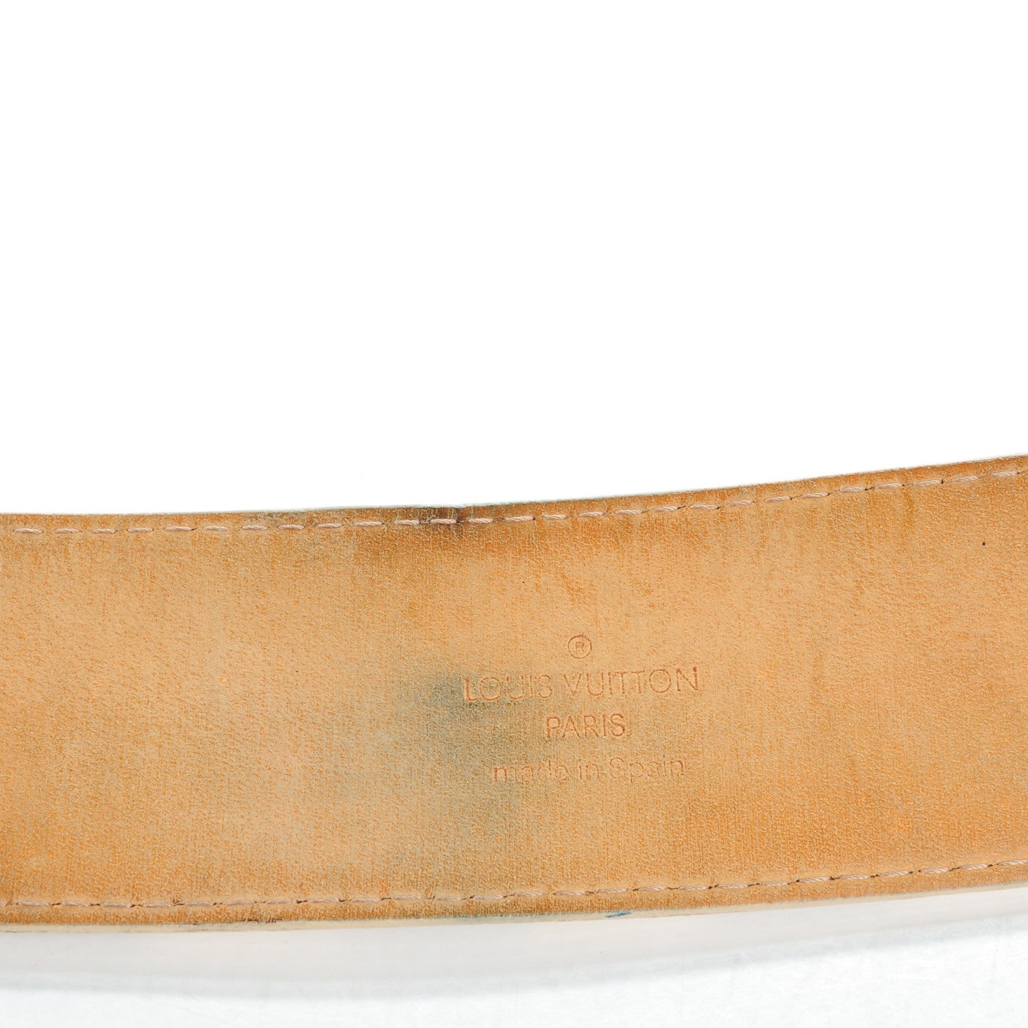 Louis Vuitton Damier Azur 40mm LV Initiales Belt 90 36 4 of 10
