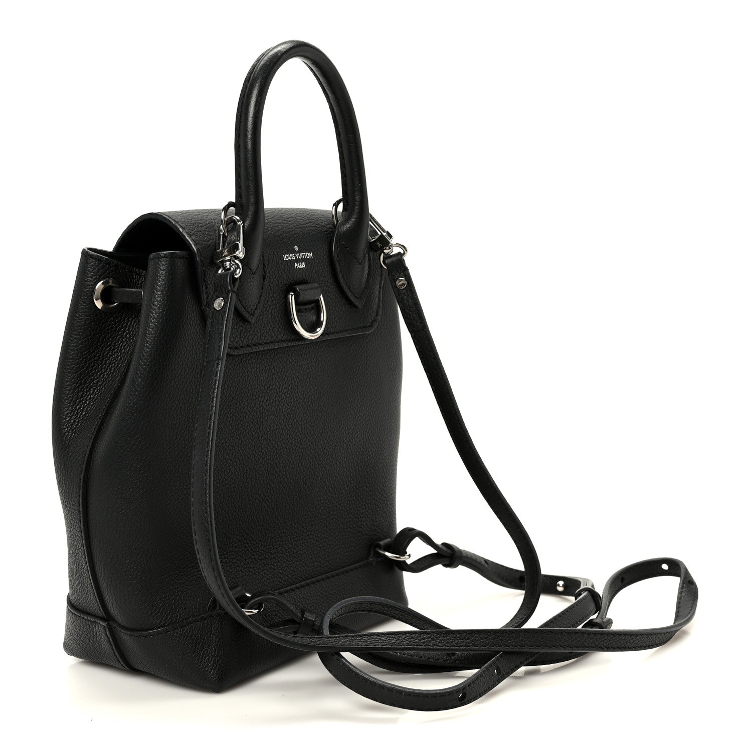 Louis Vuitton Calfskin Lockme Mini Backpack Black 1887102 – FASHIONPHILE